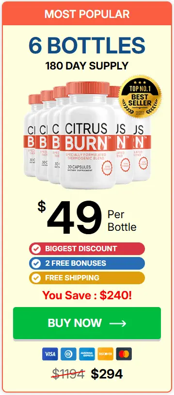 Buy citrus burn 6 bottle